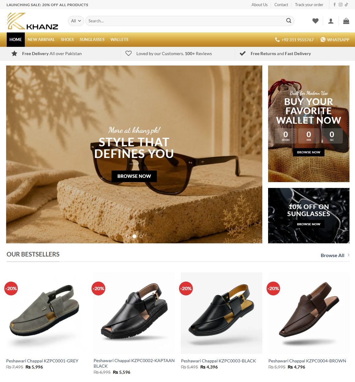 Khanz website